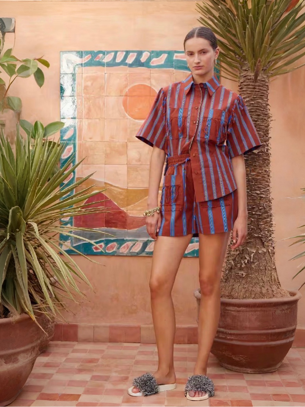 Alemais Noura Fringe Short